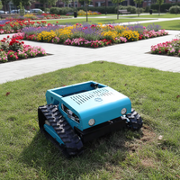 Mesin Pemotong Rumput Robot Otomatis Bertenaga Baterai Berkualitas Tinggi dengan GPS dan Remote Control, Kelas Industri