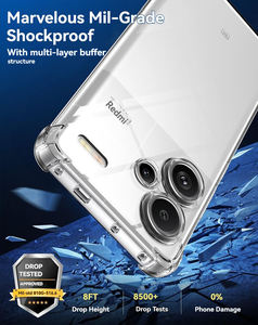 <span class=keywords><strong>Coque</strong></span> souple de luxe en <span class=keywords><strong>silicone</strong></span> TPU pour Xiaomi <span class=keywords><strong>Redmi</strong></span> <span class=keywords><strong>Note</strong></span> 13 12 11S 11T Pro Plus Pro + 12C 13C 4G 5G <span class=keywords><strong>coque</strong></span> mince transparente antichoc - Product Image 3