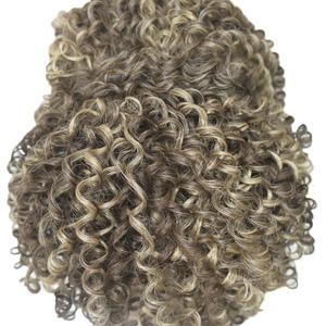 Novità: Coda di Cavallo Sintetica <span class=keywords><strong>Afro</strong></span> Ricci Crespi con Frangia, Effetto Puff e Ricci Profondi, Colori Personalizzabili, con Coulisse - Product Image 4