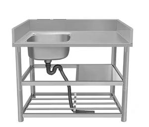 VICTORY KITCHEN 1 Bassin Gauche Simple Bol Égouttoir Offre Spéciale 304 Éviers En Acier Inoxydable Hôtels Restaurants Origine Chine - Product Image 4