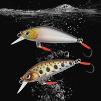 Mini Leurre Artificiel Coulant Rigide Argenté, Type Minnow Submergé, à Hameçon Simple, pour Poisson Mandarine, Poisson-tête-de-serpent, Poisson-bar et Poisson-rouge-rainet
