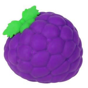 <b>Large</b> Purple Grape Squeeze Toy in <b>Gift</b> <b>Box</b>: Soft TPR Stress Relief Squishy Fruit for Kids Ages 6+ and Adults Sensory Play - Product Image 2