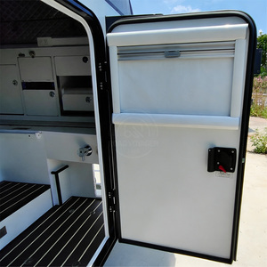 Camper manuel escamotable à double extension pour pick-up Tacoma Hilux Ford, coque de camping-car coulissante pour benne de pick-up, <span class=keywords><strong>caravane</strong></span> tout-terrain, camping-car - Product Image 4