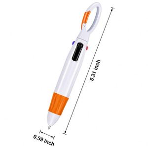Custom Branded 4-in-1 Multi-color <b>Pen</b> With Hook Novelty Shuttle <b>Pen</b> for Automotive Marketing Promotional Gifts Wholesale - Product Image 4