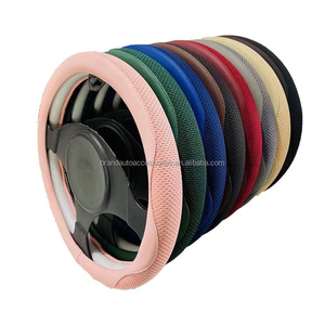 Housse de volant de voiture de luxe en caoutchouc PVC souple sur mesure avec usine de style de conception sportive personnalisée - Product Image 5