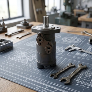 Motor Hidráulico de Engranajes Serie BMR de Baja Velocidad y Alto Torque, Nuevo y Original, Sistemas PLC de Control Programable para Automatización Industrial - Product Image 1