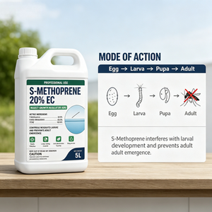 S-Methoprene 20% Concentrado Emulsionable IGR, Inhibidor de Larvas de Insectos, Insecticida para Sistemas de Drenaje - Product Image 2