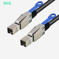 Cavo Esterno 12G HD Mini SAS SFF-8644 a SFF-8644 ad Alta Densità 36 Pin per Trasferimento Dati JBOD SAN NVMe