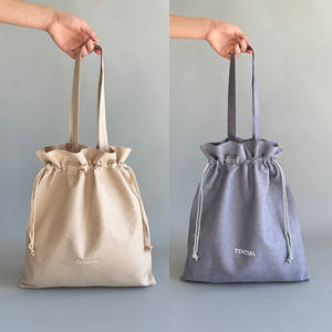 Sac à main en lin respirant pour femmes, sac fourre-tout en lin portable, sac fourre-tout de shopping au design personnalisé - Product Image 4