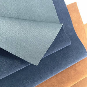 One-Side Flocage Synthétique Daim Cuir Daim Usine de cuir pour bottes Produits en cuir - Product Image 6