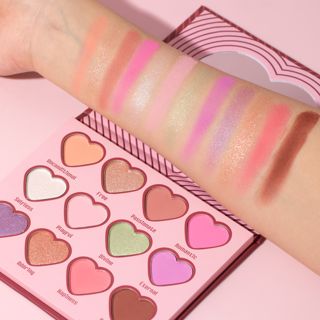 Paleta de sombras de ojos de 12 colores
