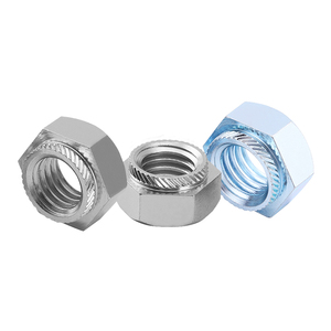 M3 M4 M5 đinh tán Hex chèn thép không gỉ Carbon thép kẽm mạ kim loại khóa Báo Chí tự clinching tấm Twill Knurled Kalei NUT - Product Image 2