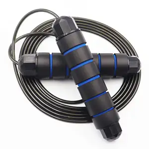 Jumping Rope Custom Logo Foam Handle Adjustable Heavy Speed Weighted Jump Rope Light Weight PVC Opp Bag Unisex Fitness Exercise