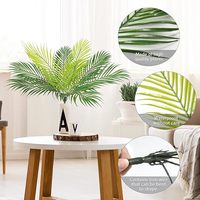 Fougères artificielles, feuilles en plastique, plantes vertes, palmiers, palmier Areca, faux palmier Boston, 100-200 cm