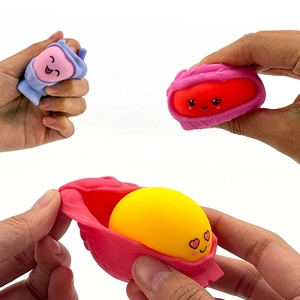 9 Styles de Jouets Extensibles Souples à Presser, Thème Fruits, Boissons et Aliments, pour Jeu d'Imitation et Déguisement, avec Motifs Kawaii et Emoticon Mignons - Product Image 4