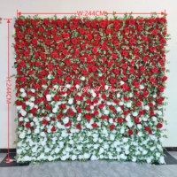 DKB Nouvelle Décoration Florale Artificielle Mur de Fleurs de Gypsophile de Luxe pour Fond de Scène de Mariage