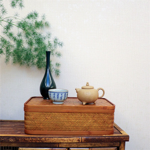 <b>Bamboo</b> Lacquer Storage Box Rectangle 35x20x10 Cm Handmade For Living Room Neatening Storage - Product Image 1