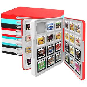 Étui de rangement pour cartouches de jeu avec 24 emplacements pour <span class=keywords><strong>Nintendo</strong></span> 3DS 3DSXL 2DS 2DSXL <span class=keywords><strong>DS</strong></span> <span class=keywords><strong>DSi</strong></span>, support pour 24 cartes, accessoire - Product Image 1