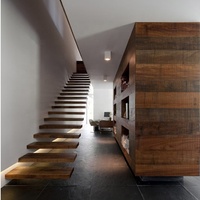 DAIYA 304 s. s En Acier Inoxydable Balustrade d'intérieur de Balustrade escalier en bois