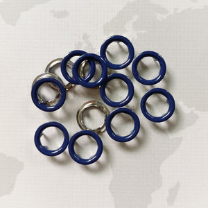 2025 tự làm vòng kim loại prong nút chụp trong màu đen trắng đỏ cam vàng xanh xanh tím hồng-đồng thau kim loại Shank mạ phong cách - Product Image 5