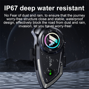 Cung cấp xe máy <span class=keywords><strong>Bluetooth</strong></span> v5.3 Tai nghe IPX6 Mũ bảo hiểm tai nghe Tai nghe cho xe máy tay đua - Product Image 5