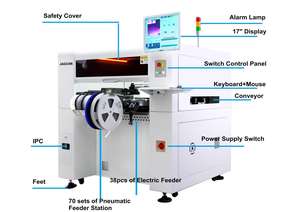 Hot New A8L LED Pick and Place Machine per la produzione di SMT per la catena di montaggio di apparecchiature PCB ad alta domanda <span class=keywords><strong>Reflow</strong></span> salders - Product Image 2
