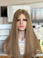SHY Perruque Cheveux Humains Couleur Marron avec Mèches – En Stock Couleurs Classiques Lace Front Style Personnalisé Fabricant