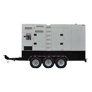 Geradores diesel de trailer 250kw com cummins motor maratona alternativo denyo mobile genset 300kva