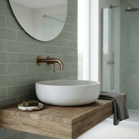 Robinet mitigeur mural moderne en laiton couleur canon de fusil avec cartouche céramique et 1 poignée pour salle de bain