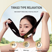 Appareil de remodelage facial USB portable avec microcourant pulsé pour le lifting du visage et la création d'une ligne en V