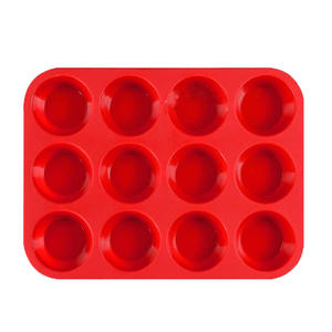 Moules à cannelés en silicone pour pâtisserie française de <span class=keywords><strong>Bordeaux</strong></span>, plateau de cuisson pour desserts, 12 cavités - Product Image 1