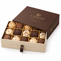 Boîte d'emballage de chocolat de luxe, boîtes personnalisées pour bonbons, cadeaux