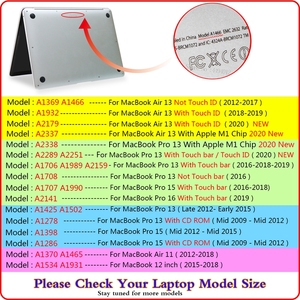 Funda para <span class=keywords><strong>Macbook</strong></span> Air 13, carcasa para M1 Chip <span class=keywords><strong>Pro</strong></span> 13 con CD de ROM, mármol, 2020 - Product Image 6