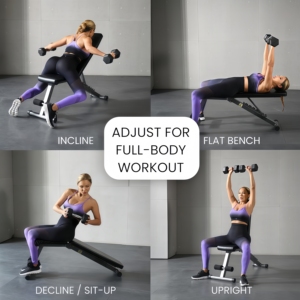 Banc de musculation multifonctionnel professionnel pour hommes et femmes, banc de fitness, banc abdominal, banc de sit-up à domicile, banc de musculation pour adultes - Product Image 6