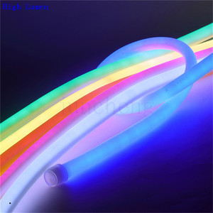 ไฟนีออน LED มุม IP67ใหม่12V 24V ยืดหยุ่น230V 240V 220V 110V สีส้มสีเหลืองอำพัน360องศา - Product Image 2