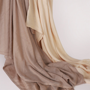 Wholesale Wide Brimmed Rayon Luxury <b>Jersey</b> Cotton <b>Hijab</b> Headscarf Large Size Elastic Four Seasons Custom Color - Product Image 4