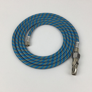 Tuyau de raccordement aérographe-compacteur d'air 1,8 m, adaptateur 130-131-180, alimentation par gravité, connexion rapide, interface 1/8 à 1/4 - Product Image 2