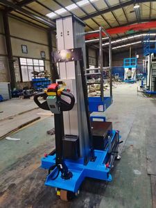 एल्यूमीनियम मिश्र धातु हवाई कार्य विद्युत-छोटे मोबाइल कैंची लिफ्ट मंच उठाने मंच - Product Image 3