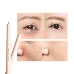 Lápiz corrector para la cara, Material de madera de etiqueta privada, maquillaje fino, impermeable, textura suave - Product Image 5