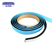 Entretoise en butyl moderne de haute qualité pour double vitrage de porte, barre d'entretoise en aluminium, verre isolant, joint flexible à bord chaud