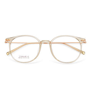 Montures de lunettes rondes de style japonais, légères, monture complète, verres en résine, unisexe, origine Danyang, référence 8142 - Product Image 5