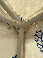 Tente triple couche pour 10 personnes, toutes saisons, avec isolation thermique, grand espace, imperméable et résistante au vent, idéale pour le froid