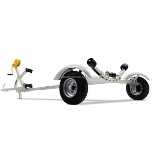 Remorque de bateau européenne 2026 pour canoë et kayak, capacité 380 kg avec treuil, <span class=keywords><strong>essieu</strong></span> <span class=keywords><strong>simple</strong></span> réglable pour remorques de bateaux - Product Image 5