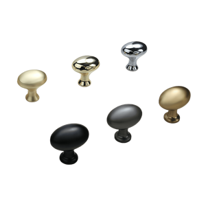 Maniglie per Mobili in Lega di Zinco Stile Francese Rotonde/Ovali - Pomelli a Uovo di Colomba a Foro Singolo per Armadietti/Cassetti di Camere da Letto e Magazzini |   Moderno - Product Image 4