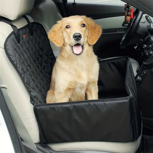 Siège d'auto pliable pour animaux de compagnie Siège rehausseur de voiture de voyage pour animaux de compagnie Coussin double face lavable et poche de rangement Produits pour chiens - Product Image 2