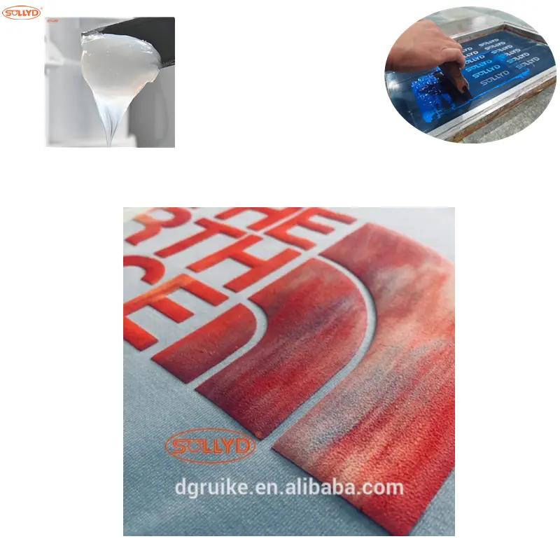 SOLLYD производство пышных силиконовых чернил для матового 3D эффекта на шелкографию одежды