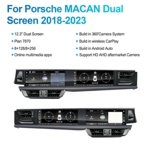 Car Stereo Radio Video Player Passenger Screen Control Wireless Display Head Unit Monitor New for Porsche Macan RHD 2018 2024 - Product Image 3