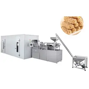 Automatic muesli Oatmeal chocolate cereal Chocolate granola muesli crunchy bar snack food production line with the factory price