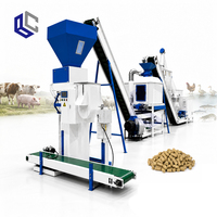 Ligne de production complète de granulés d'aliments pour volailles, usine de fabrication de granulés d'aliments pour poulets et bovins