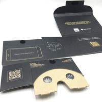 Boîte aux lettres emballage l'école VR Google Carton OEM Personnalisé 3D papier visionneuse Vr Casque de Réalité Virtuelle En Carton Google